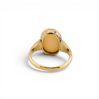 Ring aus 585 Roségold mit Opal, nachhaltiger second-hand Schmuck perfekt aufgearbeitet
