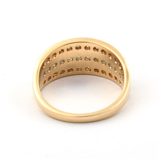 Brillantring aus 585 Rosé- und Weißgold, nachhaltiger second hand Schmuck perfekt aufgearbeitet