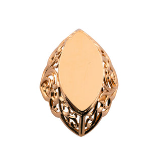 Ring aus 583 Rotgold, nachhaltiger second hand Schmuck perfekt aufgearbeitet