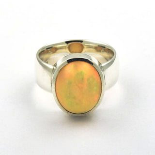 Ring aus 925 Silber mit Opal, nachhaltiger second hand Schmuck perfekt aufgearbeitet