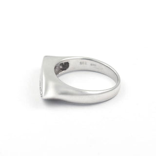 Brillantring aus 585 Weißgold, nachhaltiger second hand Schmuck perfekt aufgearbeitet