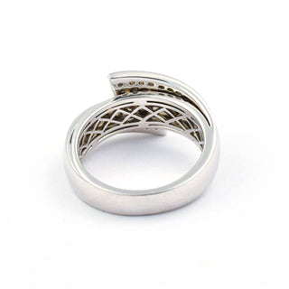 Brillantring aus 750 Weißgold, nachhaltiger second hand Schmuck perfekt aufgearbeitet