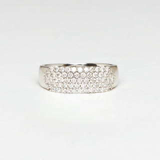 Brillantring aus 585 Weißgold, nachhaltiger second hand Schmuck perfekt aufgearbeitet