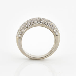 Brillantring aus 750 Weißgold, nachhaltiger second hand Schmuck perfekt aufgearbeitet