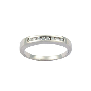 Brillantring aus 585 Weißgold, nachhaltiger second hand Schmuck perfekt aufgearbeitet