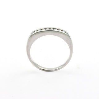 Brillantring aus 585 Weißgold, nachhaltiger second hand Schmuck perfekt aufgearbeitet