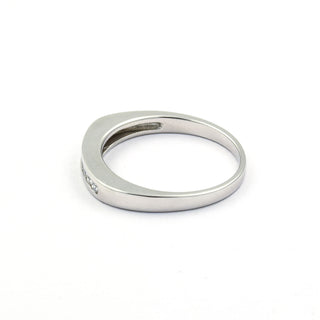 Brillantring aus 585 Weißgold, nachhaltiger second hand Schmuck perfekt aufgearbeitet