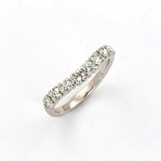 Ring aus 750 Weißgold mit Brillant, nachhaltiger second hand Schmuck perfekt aufgearbeitet