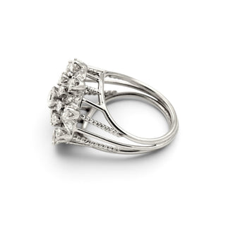 Brillantring aus 750 Weißgold mit Diamant, nachhaltiger second-hand Schmuck perfekt aufgearbeitet
