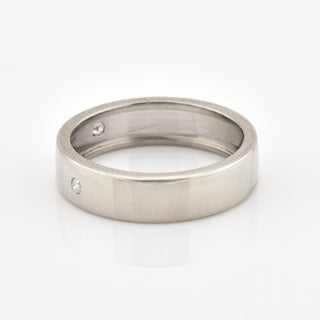 Brillantring aus 585 Weißgold, nachhaltiger second hand Schmuck perfekt aufgearbeitet