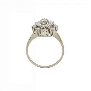 Brillantring aus 585 Weißgold, nachhaltiger second-hand Schmuck perfekt aufgearbeitet