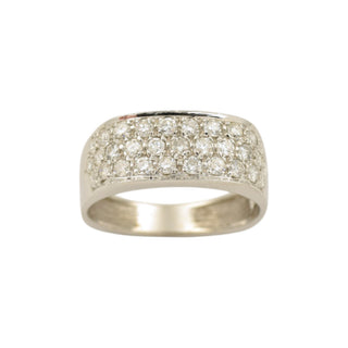 Brillantring aus 585 Weißgold, nachhaltiger second-hand Schmuck perfekt aufgearbeitet