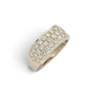 Brillantring aus 585 Weißgold, nachhaltiger second-hand Schmuck perfekt aufgearbeitet