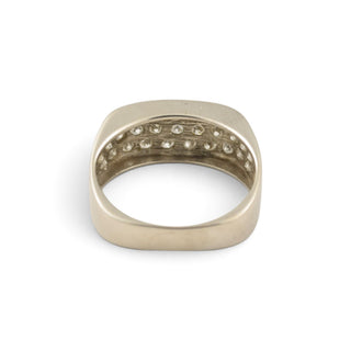 Brillantring aus 585 Weißgold, nachhaltiger second-hand Schmuck perfekt aufgearbeitet