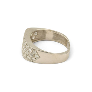 Brillantring aus 585 Weißgold, nachhaltiger second-hand Schmuck perfekt aufgearbeitet