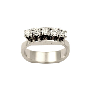 Brillantring aus 585 Weißgold, nachhaltiger second-hand Schmuck perfekt aufgearbeitet
