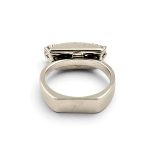 Brillantring aus 585 Weißgold, nachhaltiger second-hand Schmuck perfekt aufgearbeitet
