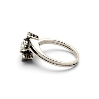 Brillantring aus 585 Weißgold, nachhaltiger second-hand Schmuck perfekt aufgearbeitet