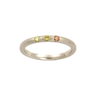 Brillantring aus 585 Weißgold, nachhaltiger second-hand Schmuck perfekt aufgearbeitet