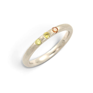 Brillantring aus 585 Weißgold, nachhaltiger second-hand Schmuck perfekt aufgearbeitet