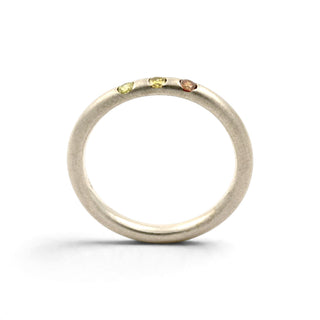 Brillantring aus 585 Weißgold, nachhaltiger second-hand Schmuck perfekt aufgearbeitet