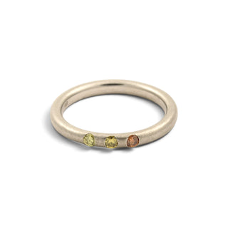 Brillantring aus 585 Weißgold, nachhaltiger second-hand Schmuck perfekt aufgearbeitet