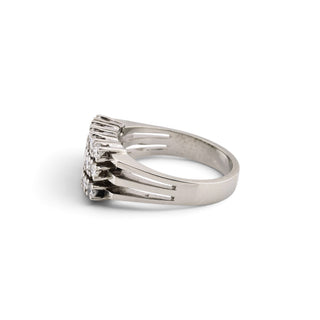 Brillantring aus 585 Weißgold, nachhaltiger second-hand Schmuck perfekt aufgearbeitet
