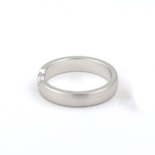 Brillantring aus 585 Weißgold, nachhaltiger second hand Schmuck perfekt aufgearbeitet