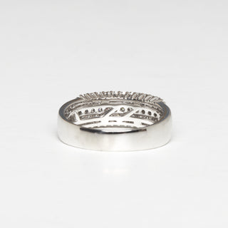 Brillantring aus 585 Weißgold, nachhaltiger second hand Schmuck perfekt aufgearbeitet