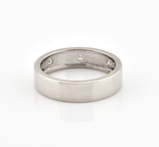 Brillantring aus 585 Weißgold, nachhaltiger second hand Schmuck perfekt aufgearbeitet