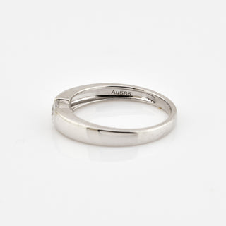 Brillantring aus 585 Weißgold, nachhaltiger second hand Schmuck perfekt aufgearbeitet