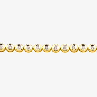 Brillantarmband aus 585 Gelbgold, nachhaltiger second hand Schmuck perfekt aufgearbeitet