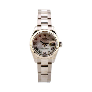 Rolex Damenarmbanduhr Lady Datejust II Automatik mit Datumsanzeige und Zentralsekunde, verschraubte Krone und verschraubter Gehäuseboden, gebrauchte Luxusuhr im Top-Zustand