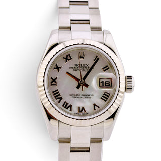 Rolex Damenarmbanduhr Lady Datejust II Automatik mit Datumsanzeige und Zentralsekunde, verschraubte Krone und verschraubter Gehäuseboden, gebrauchte Luxusuhr im Top-Zustand