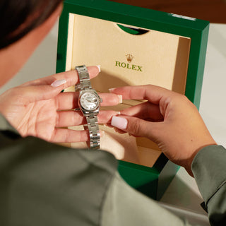Rolex Damenarmbanduhr Lady Datejust II Automatik mit Datumsanzeige und Zentralsekunde, verschraubte Krone und verschraubter Gehäuseboden, gebrauchte Luxusuhr im Top-Zustand