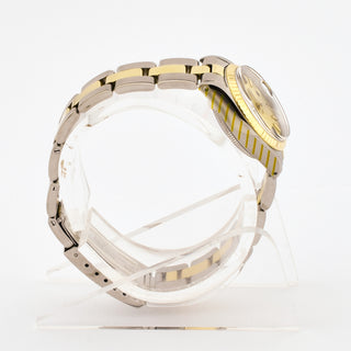 Rolex Damenarmbanduhr Lady Oyster Datejust Automatik mit Datumsanzeige und verschraubte Krone und verschraubter Gehäuseboden, gebrauchte Luxusuhr im Top-Zustand