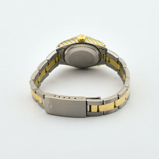 Rolex Damenarmbanduhr Lady Oyster Datejust Automatik mit Datumsanzeige und verschraubte Krone und verschraubter Gehäuseboden, gebrauchte Luxusuhr im Top-Zustand