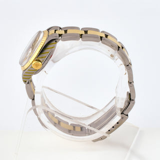 Rolex Damenarmbanduhr Lady Oyster Datejust Automatik mit Datumsanzeige und verschraubte Krone und verschraubter Gehäuseboden, gebrauchte Luxusuhr im Top-Zustand