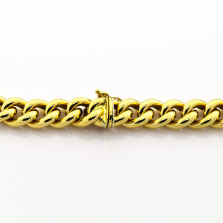 Rundpanzerkette aus 750 Gelbgold, nachhaltiger second hand Schmuck perfekt aufgearbeitet