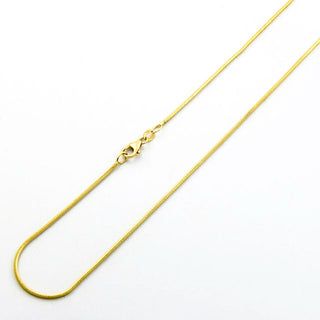 Schlangenkette aus 585 Gelbgold, nachhaltiger second hand Schmuck perfekt aufgearbeitet