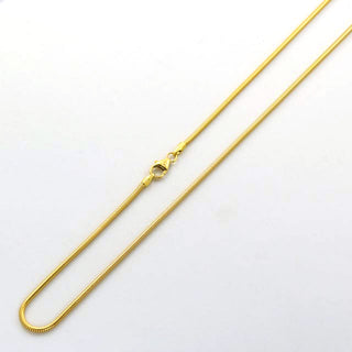 Schlangenkette aus 585 Gelbgold, nachhaltiger second hand Schmuck perfekt aufgearbeitet