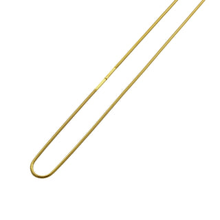 Schlangenkette aus 585 Gelbgold, nachhaltiger second hand Schmuck perfekt aufgearbeitet