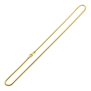 Schlangenkette aus 585 Gelbgold, nachhaltiger second hand Schmuck perfekt aufgearbeitet