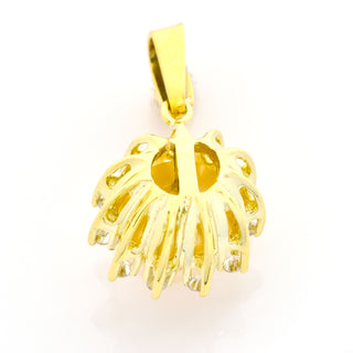 Perlenschmuckset aus 585 Gelbgold mit Brillant, nachhaltiger second hand Schmuck perfekt aufgearbeitet