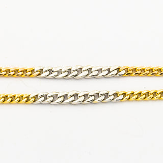 Schmuckset aus 585 Gelb- und Weißgold mit Diamant, nachhaltiger second hand Schmuck perfekt aufgearbeitet