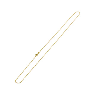 Stegpanzerkette aus 750 Gelbgold, nachhaltiger second-hand Schmuck perfekt aufgearbeitet