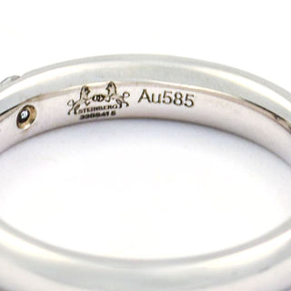 Steinberg Brillantring aus 585 Weißgold, nachhaltiger second hand Schmuck perfekt aufgearbeitet