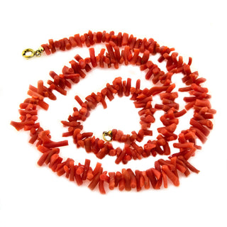 Korallenkette, nachhaltiger second hand Schmuck perfekt aufgearbeitet