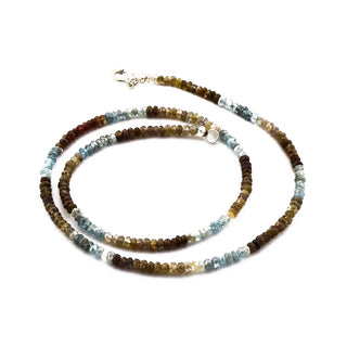 Zirkonkette mit Schließe aus 925 Silber, nachhaltiger second hand Schmuck perfekt aufgearbeitet
