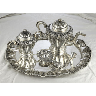 Tablett Deluxe aus 800 Silber, nachhaltiger second hand Schmuck perfekt aufgearbeitet